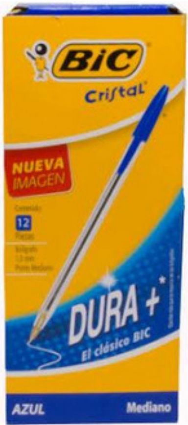 Bolígrafo azul