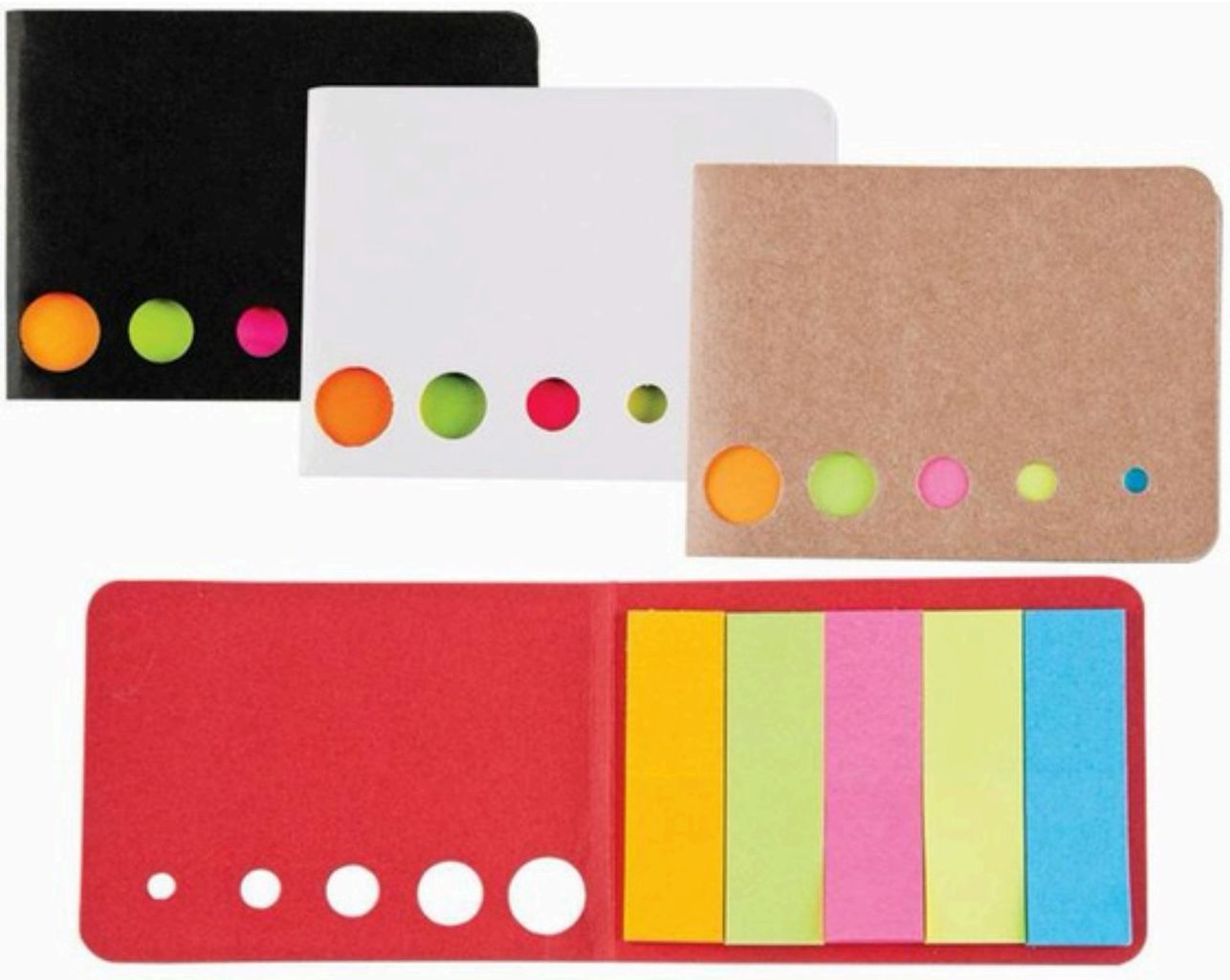 Cartera de notas con separador